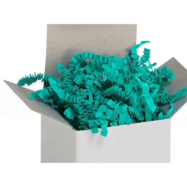 Multi coloured shredded paper FOR PACKAGING