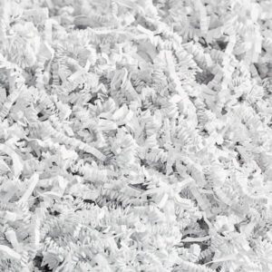 White Crinkle Shredded Paper – Gift Packing Paper | Huefiller