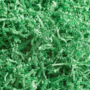 Green Shredded Paper, Crinkle Paper Shreds