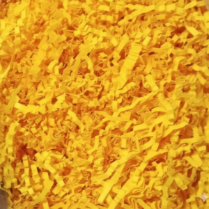 shredded paper mango color 1 Kg Mango Shredded Paper, Shredded Kraft Paper By Huefiller