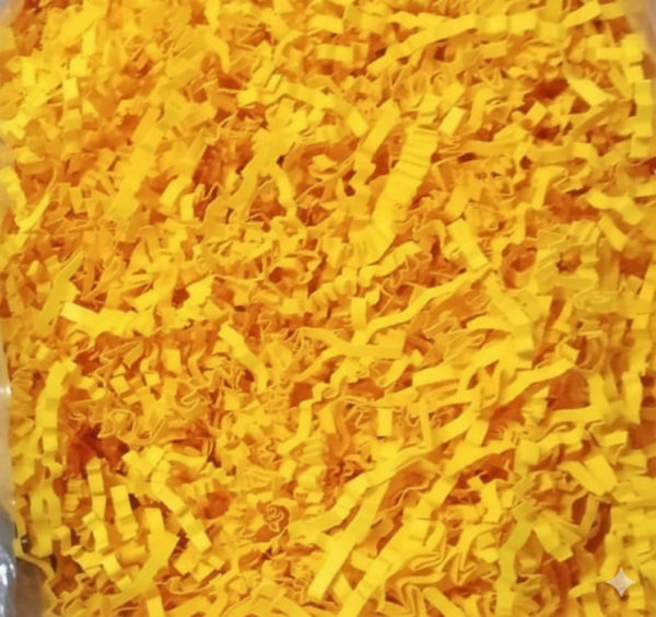 1 Kg Mango Shredded Paper, Shredded Kraft Paper By Huefiller