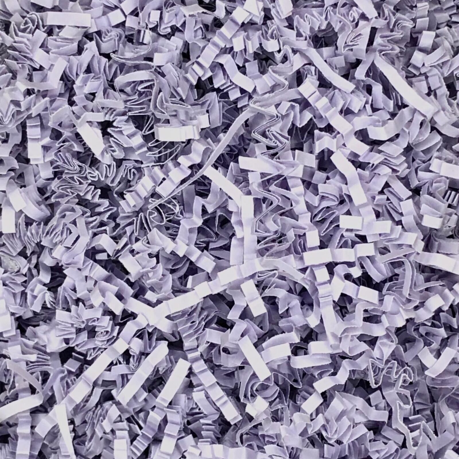 lavender shredded paper
