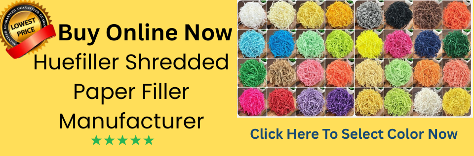 huefiller shredded paper filler manufacturer