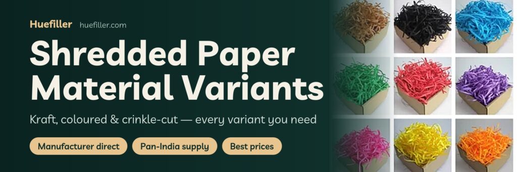 Shredded Paper Product & Material Variants